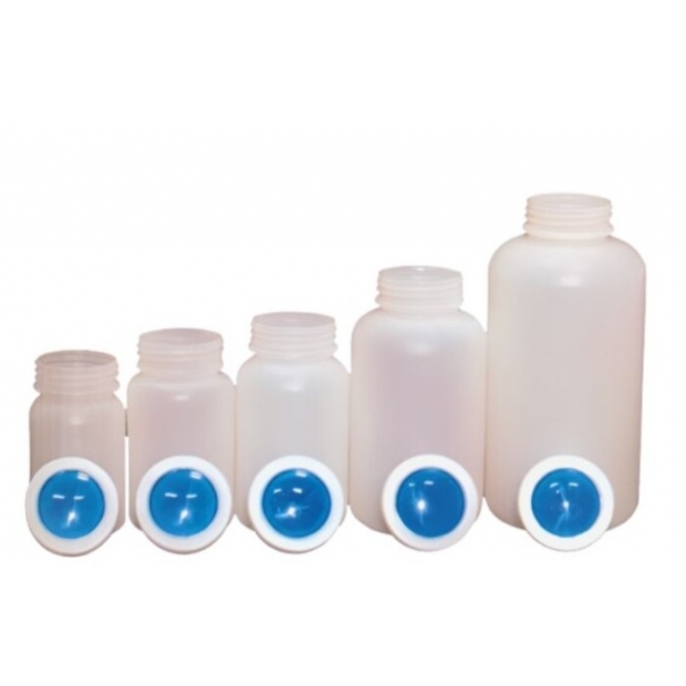 藍蓋PE雙層廣口瓶